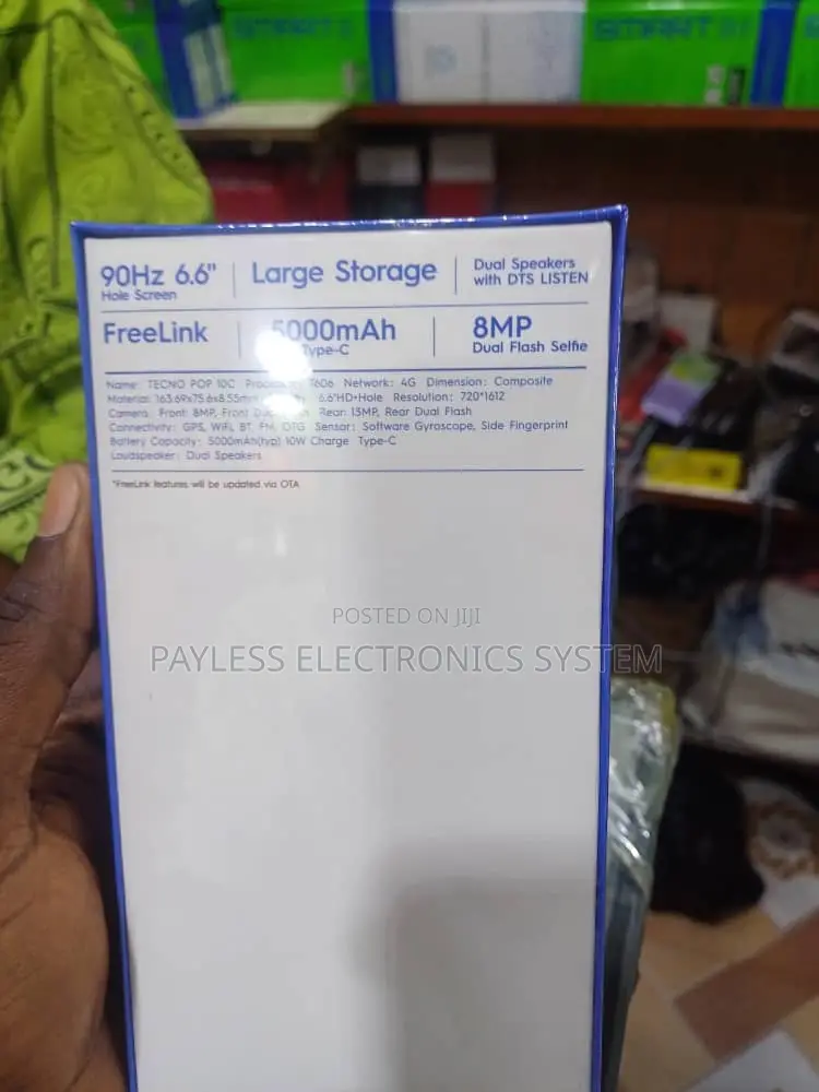 New Tecno Pop 20 64 GB Black