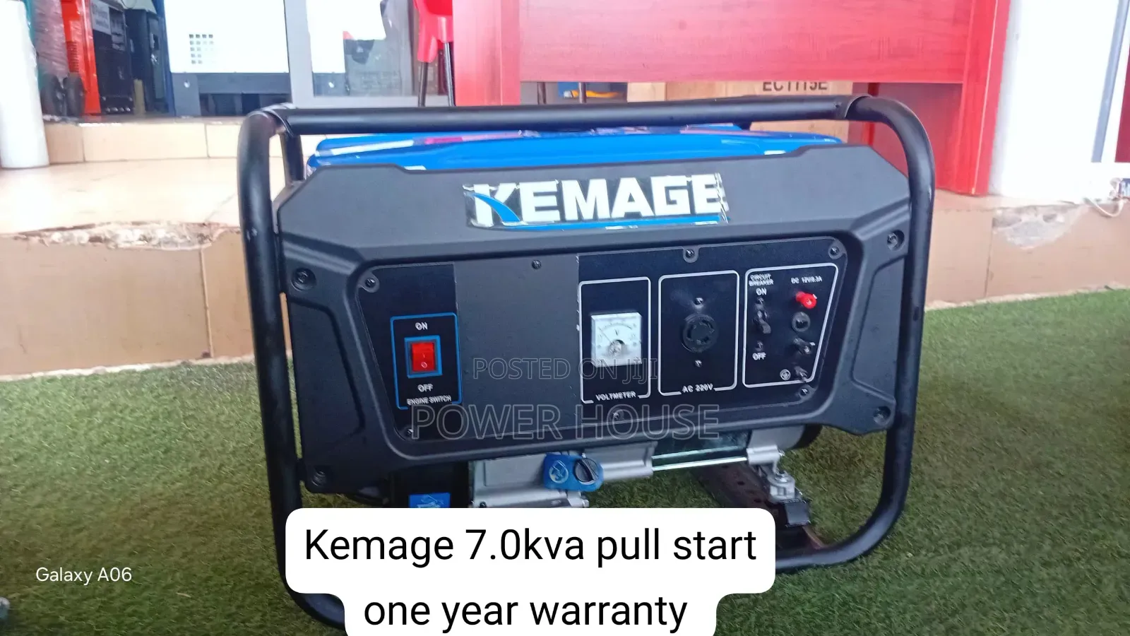 Heavy-Duty Kemage 7.0kva Pull Start Generator