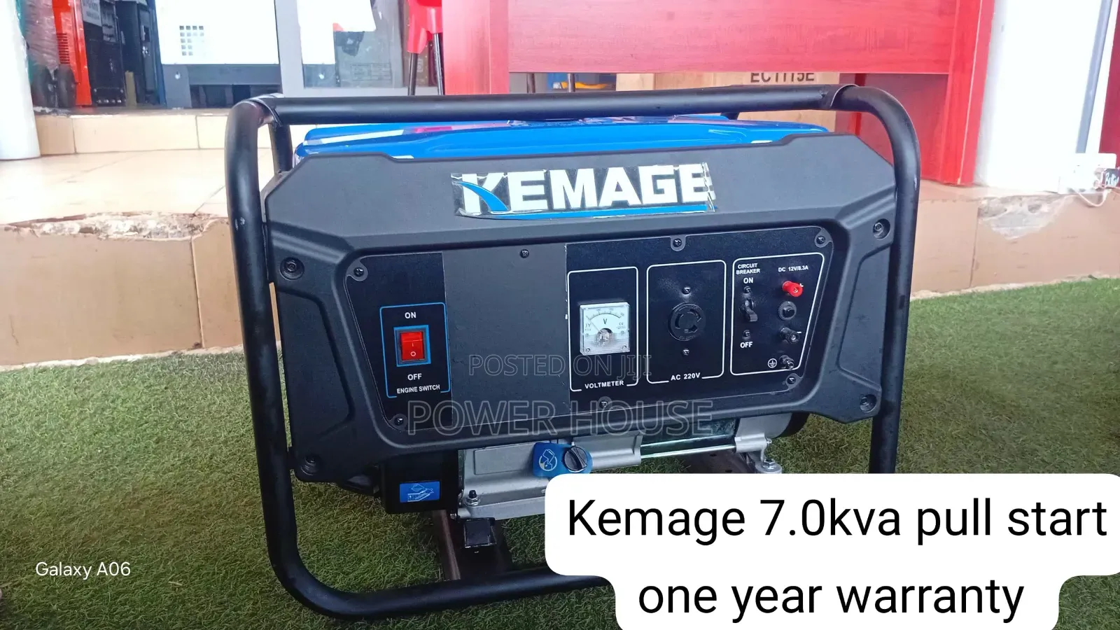 Heavy-Duty Kemage 7.0kva Pull Start Generator