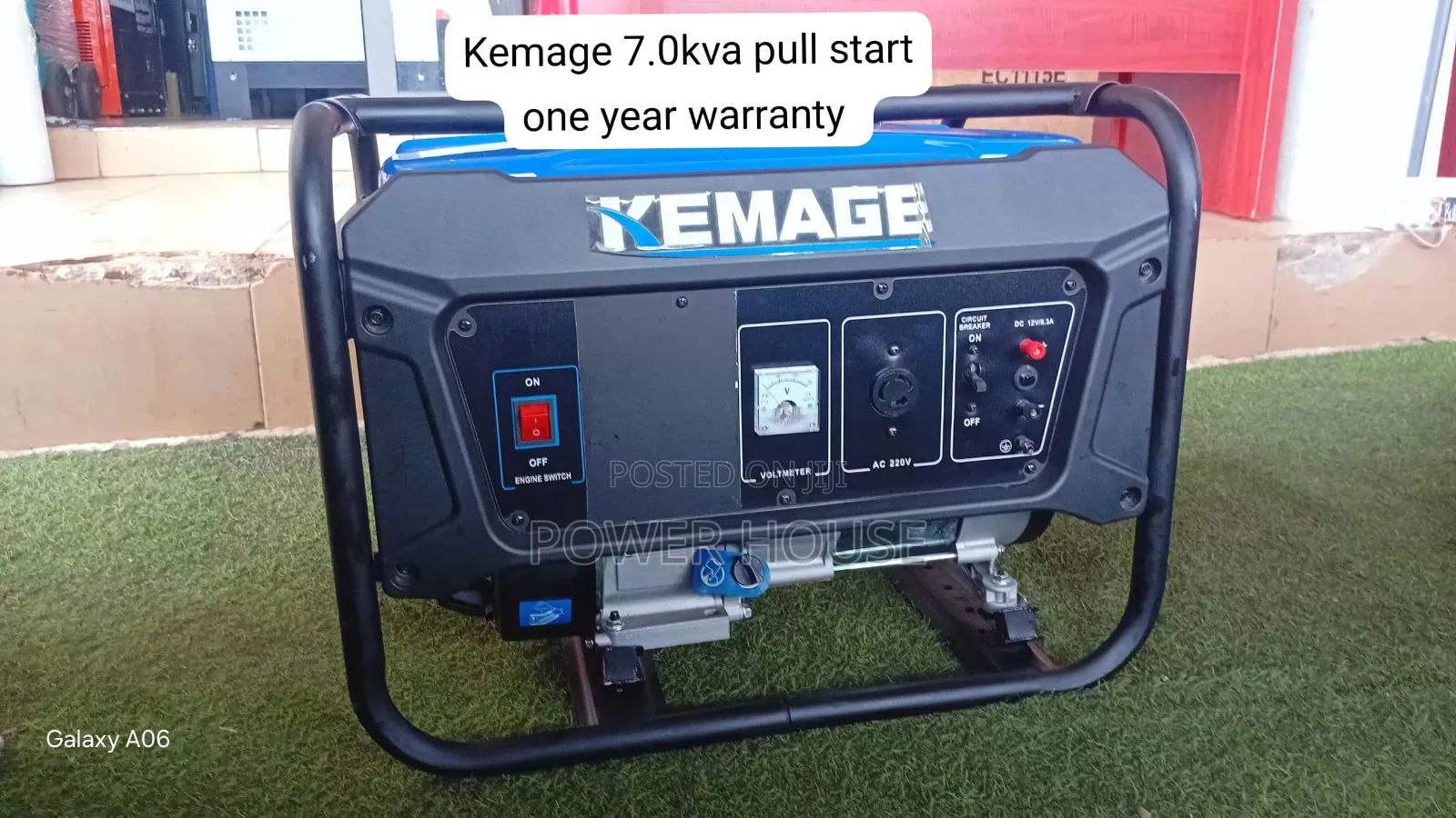 Kemage 7.0kva Manual Pull Start Generator for Home Business