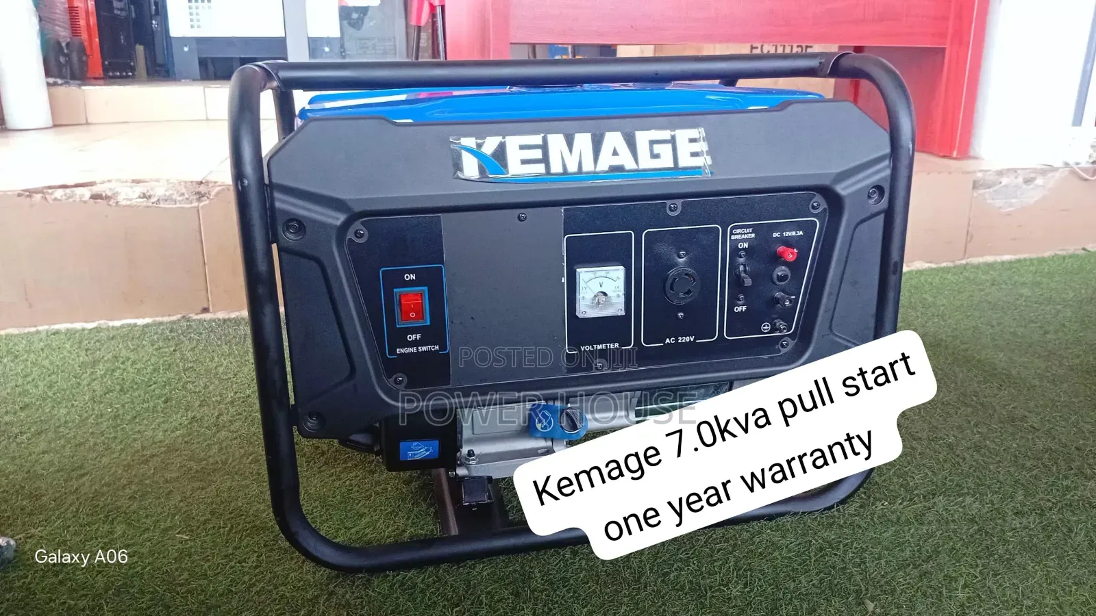 High-Performance Kemage 7.0kva Petrol Generator