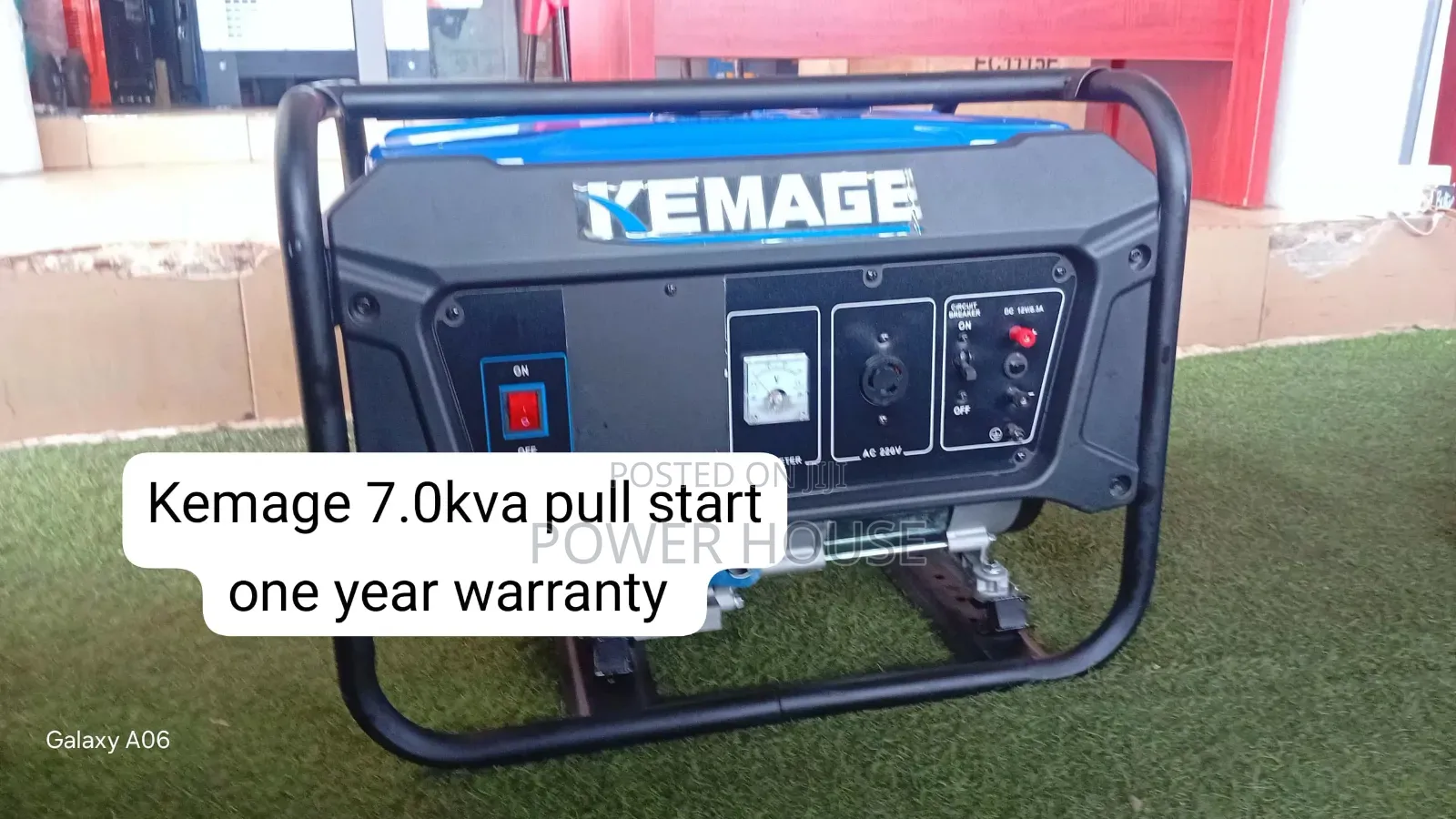 Kemage 7.0kva Portable Pull Start Generator