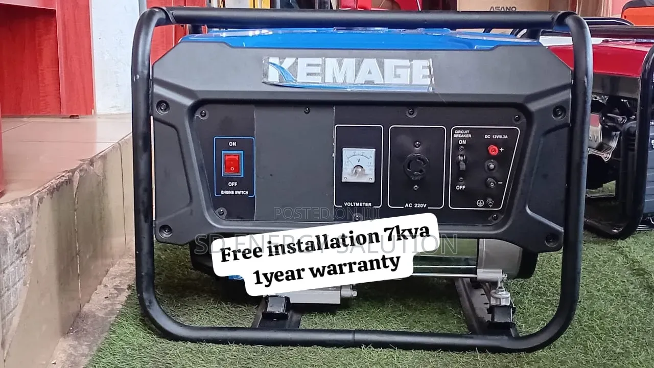 Kemage 7kva Petrol Generator Available – Strong Performance 7kva