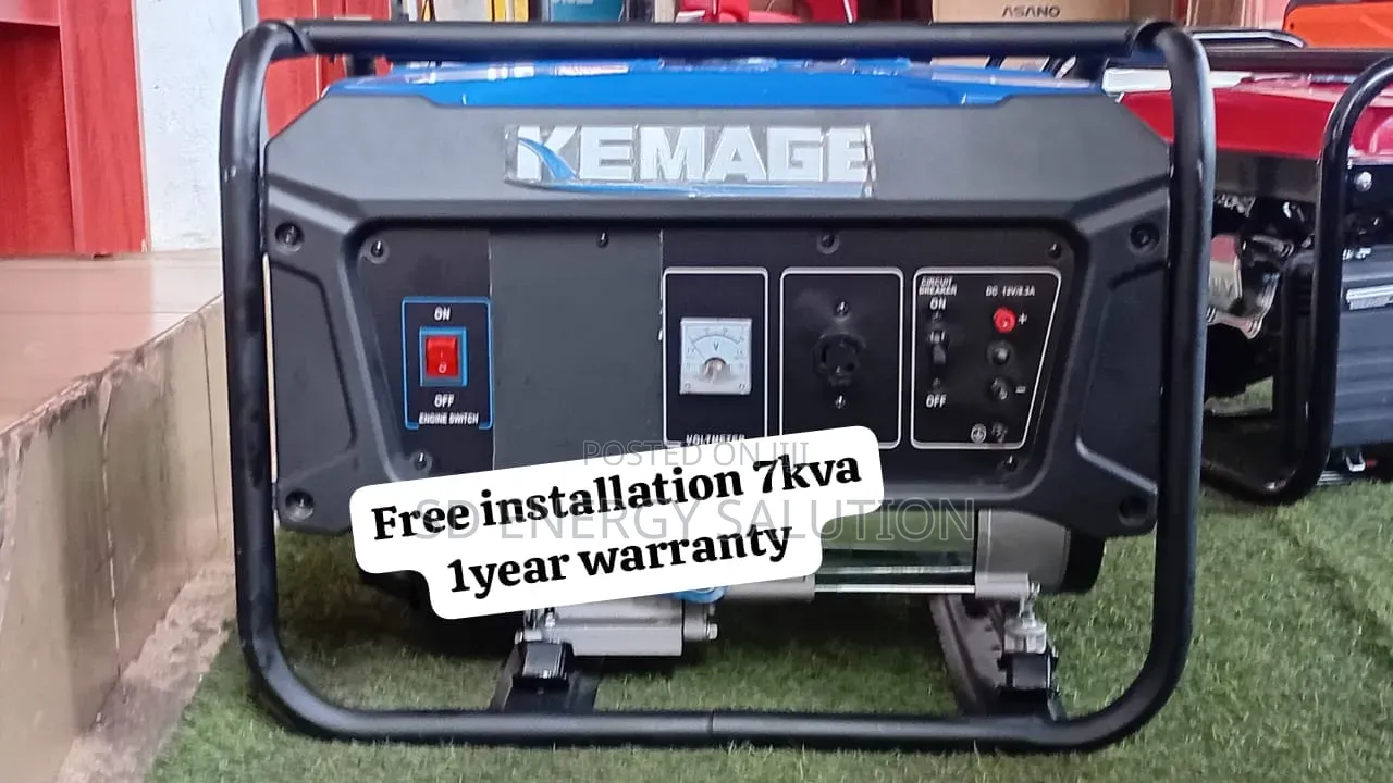 Kemage 7kva Petrol Generator Available – Strong Performance 7kva