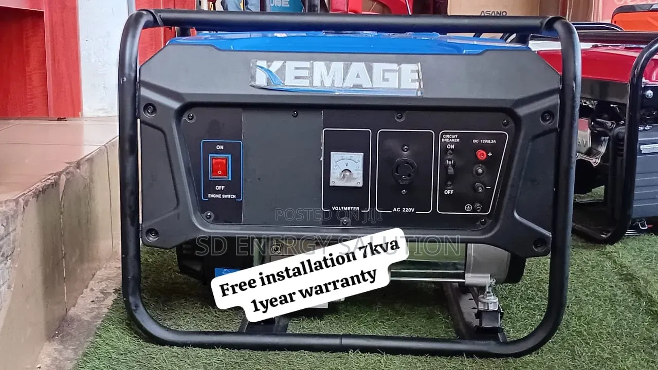 Kemage 7kva Petrol Generator –Perfect for Shops, Offices Homes 7kva