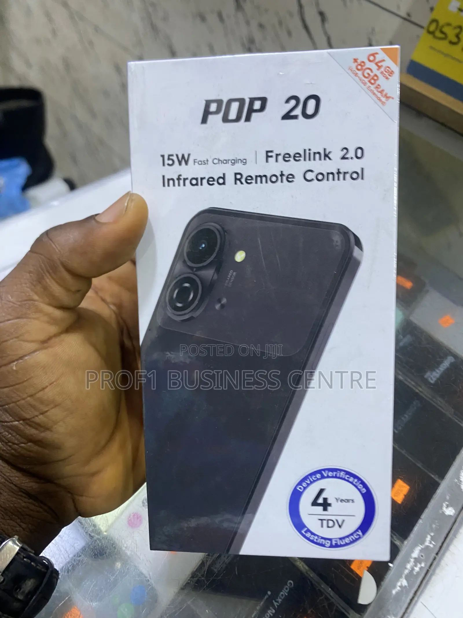 New Tecno Pop 20 64 GB Black