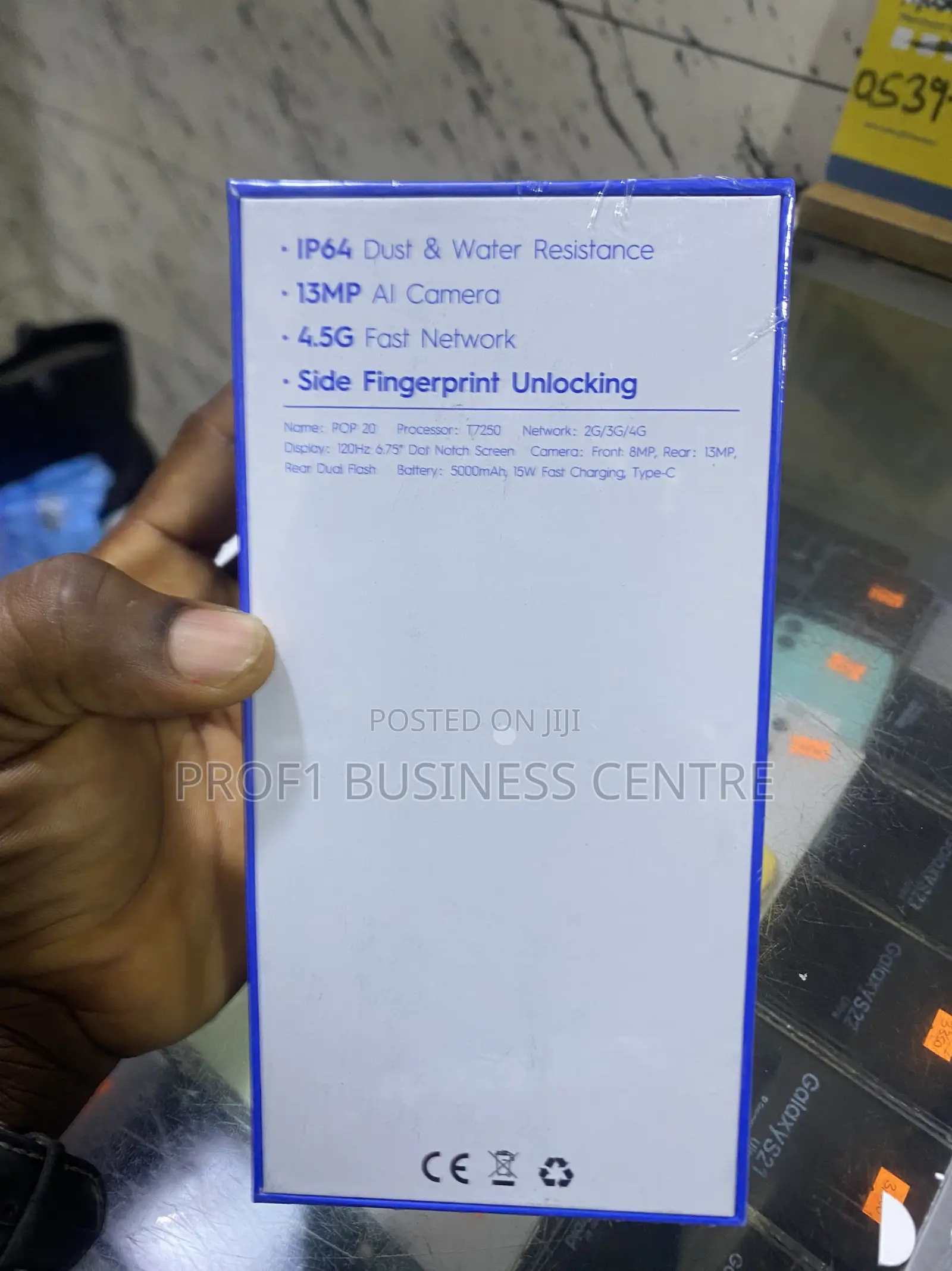 New Tecno Pop 20 64 GB Black