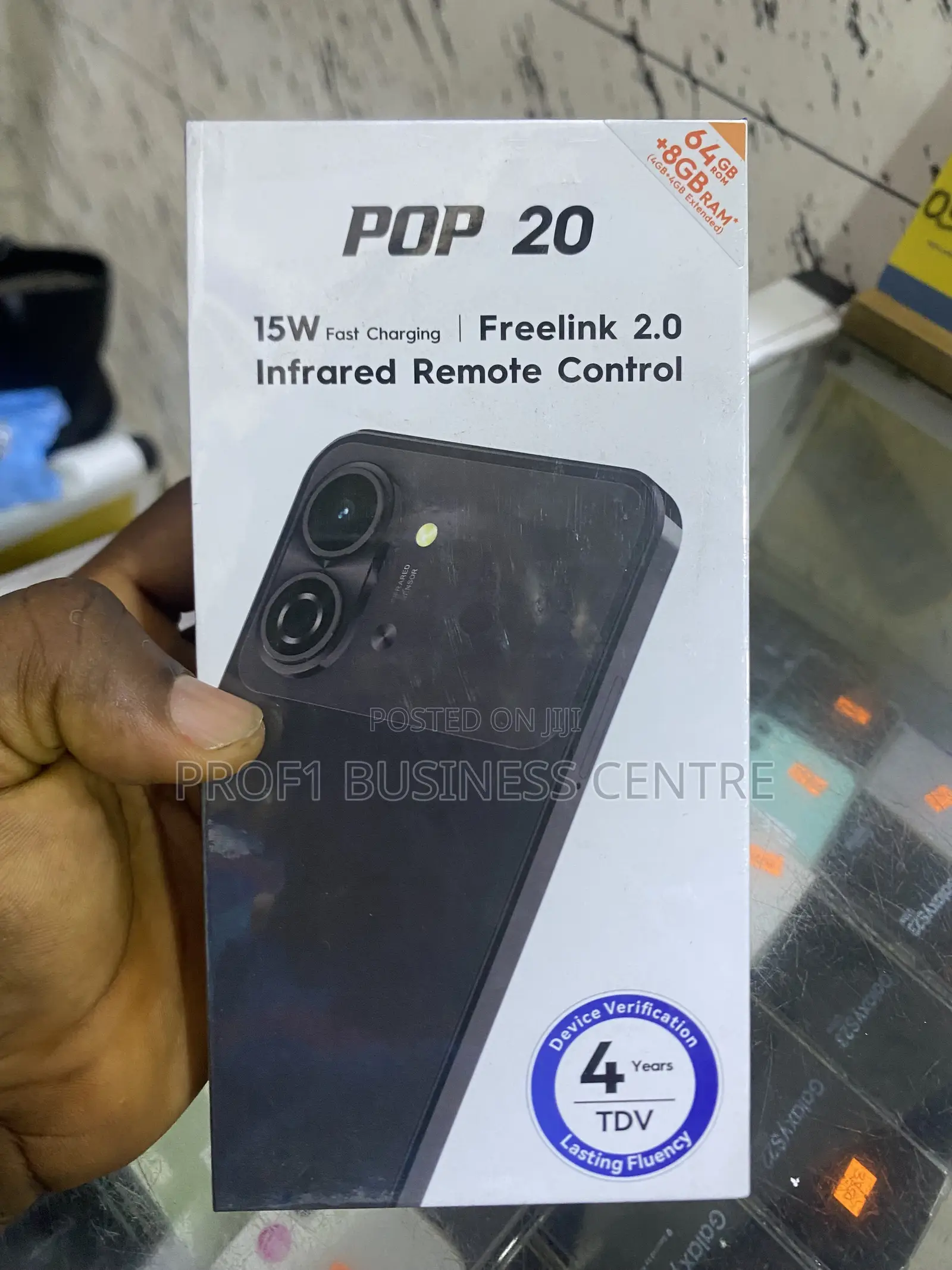 New Tecno Pop 20 64 GB Black