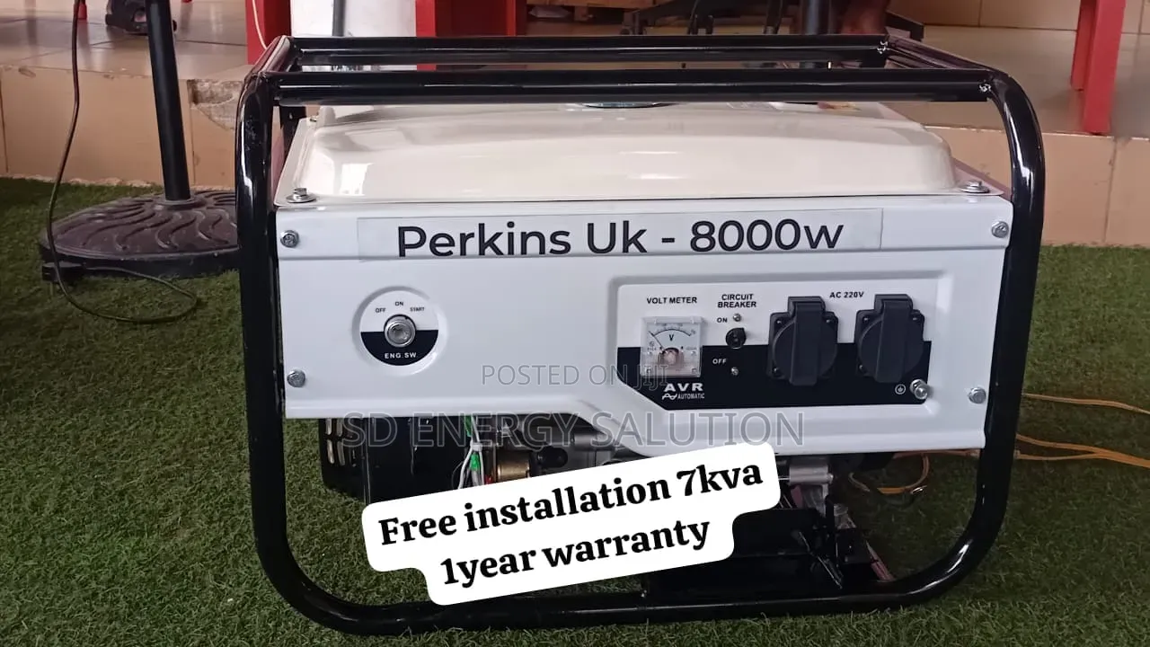 Perkins 7kva Petrol Generator – Powerful Electricity Solution 7kva