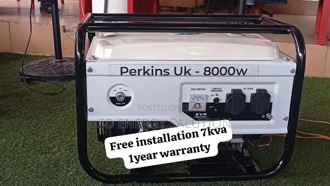 Perkins 7kva Petrol Generator – Powerful Electricity Solution 7kva