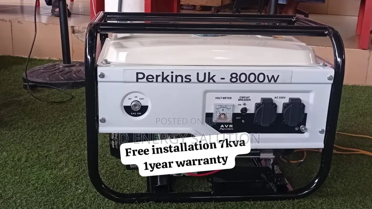 Perkins 7kva Silent Petrol Generator–Noise Reliable Backup Power 7kva