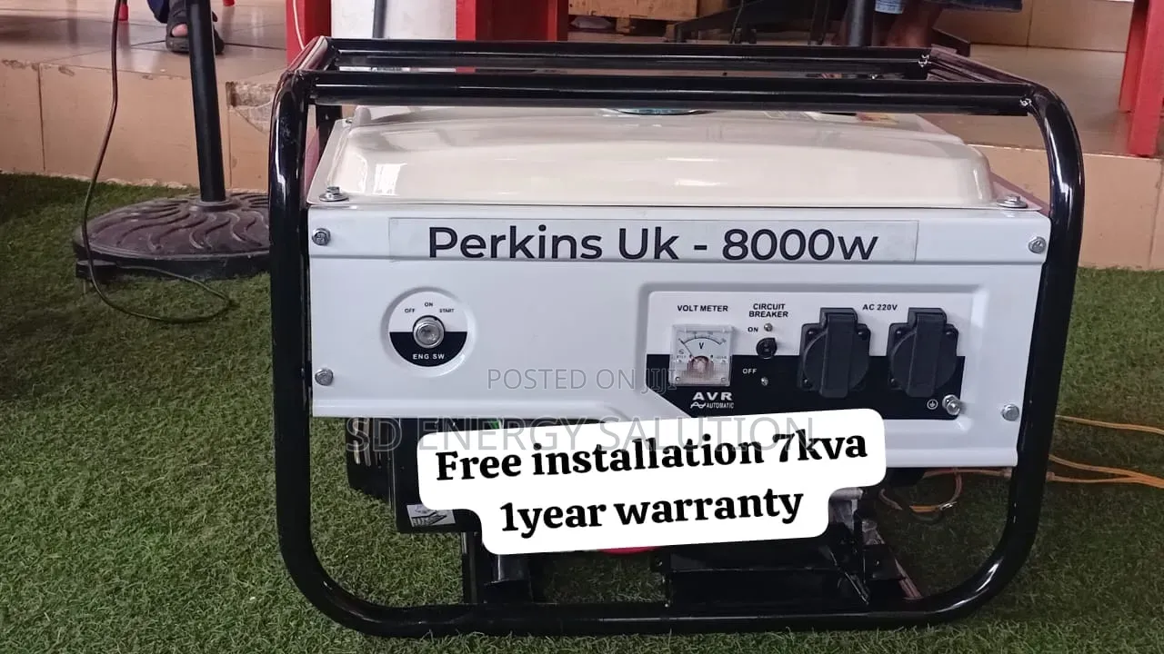 Perkins 7kva Generator – Heavy Duty Petrol Power Machine 7kva