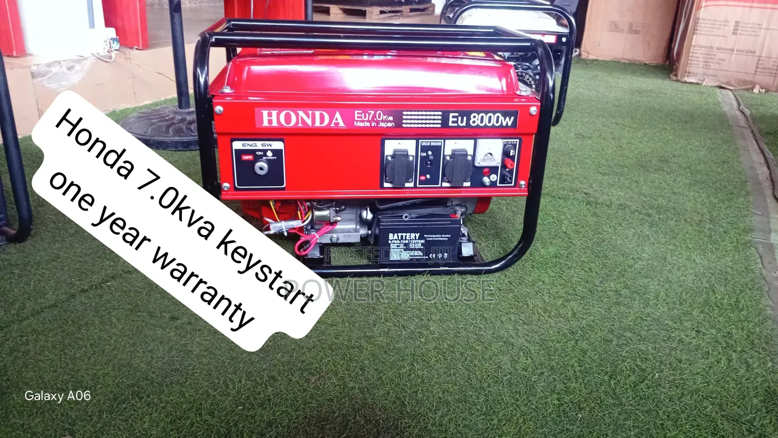 Honda Key Start Generator for Home Business