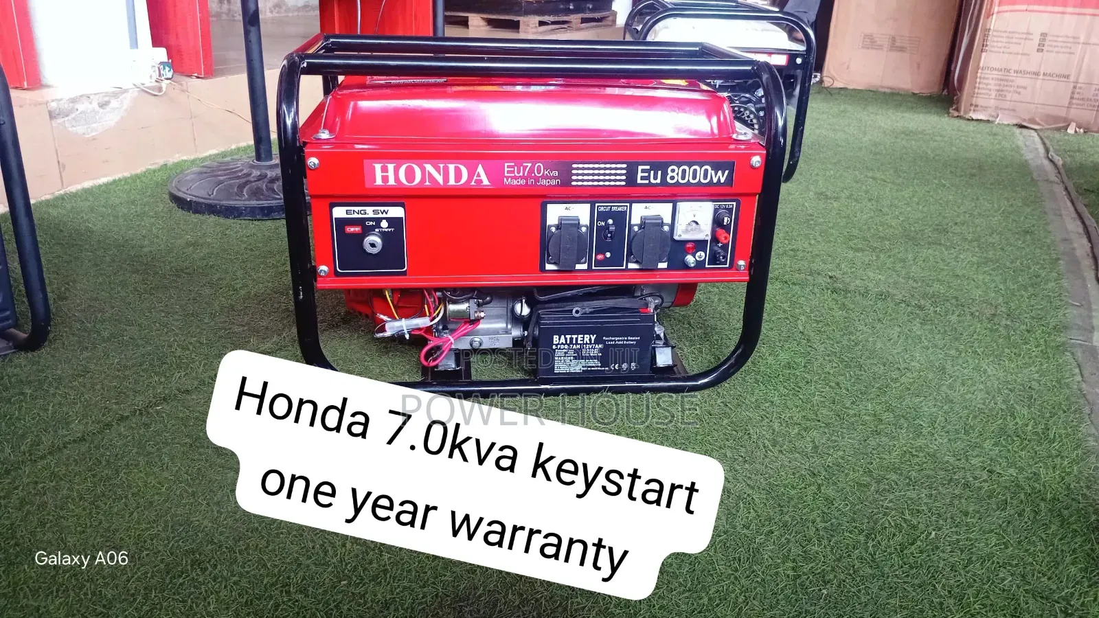 Honda Key Start Generator for Home Business
