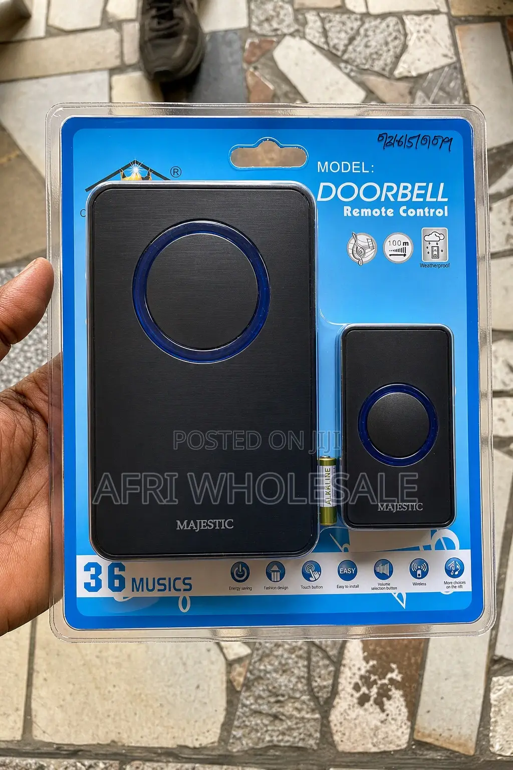 Wireless Waterproof Battery Intelligent Doorbell Remote Control Door