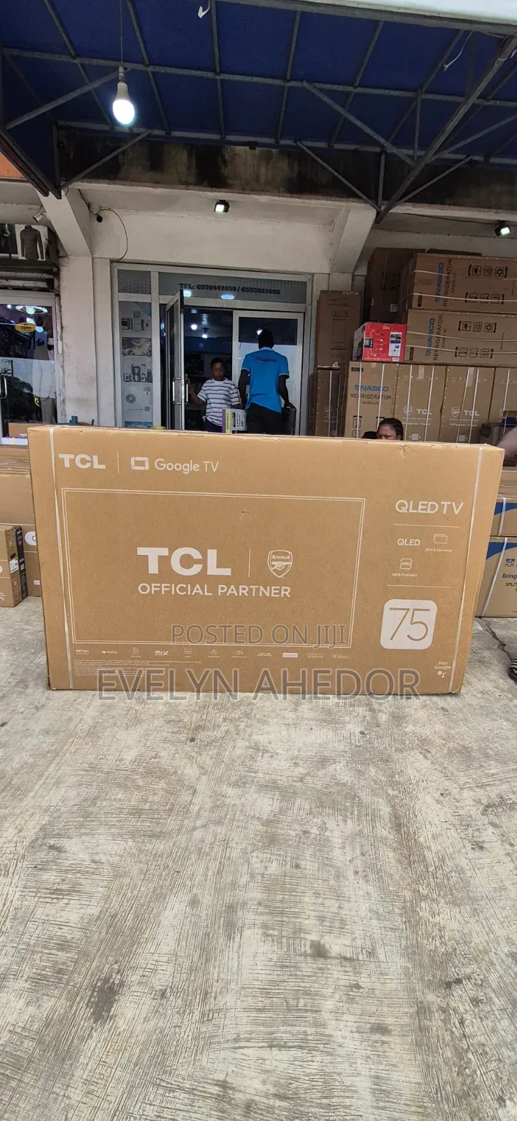 75 Inches Smart TCL Google Tv Qled Uhd
