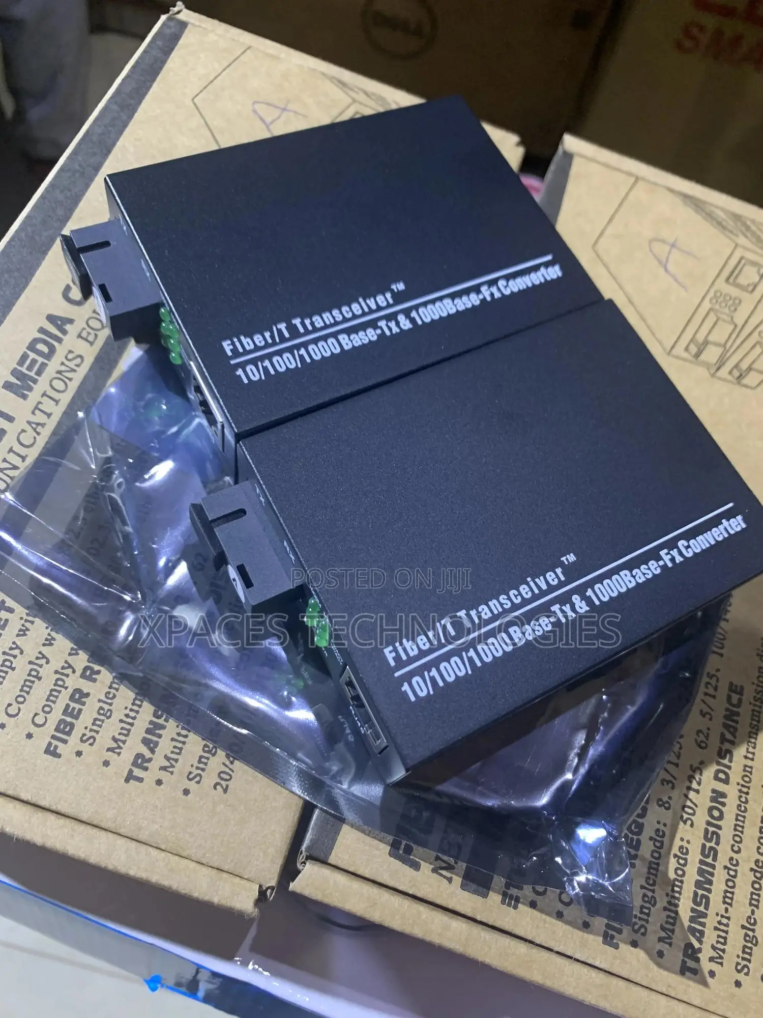 Fiber Media Converter Single Mode Gigabit a/B 10/100/1000