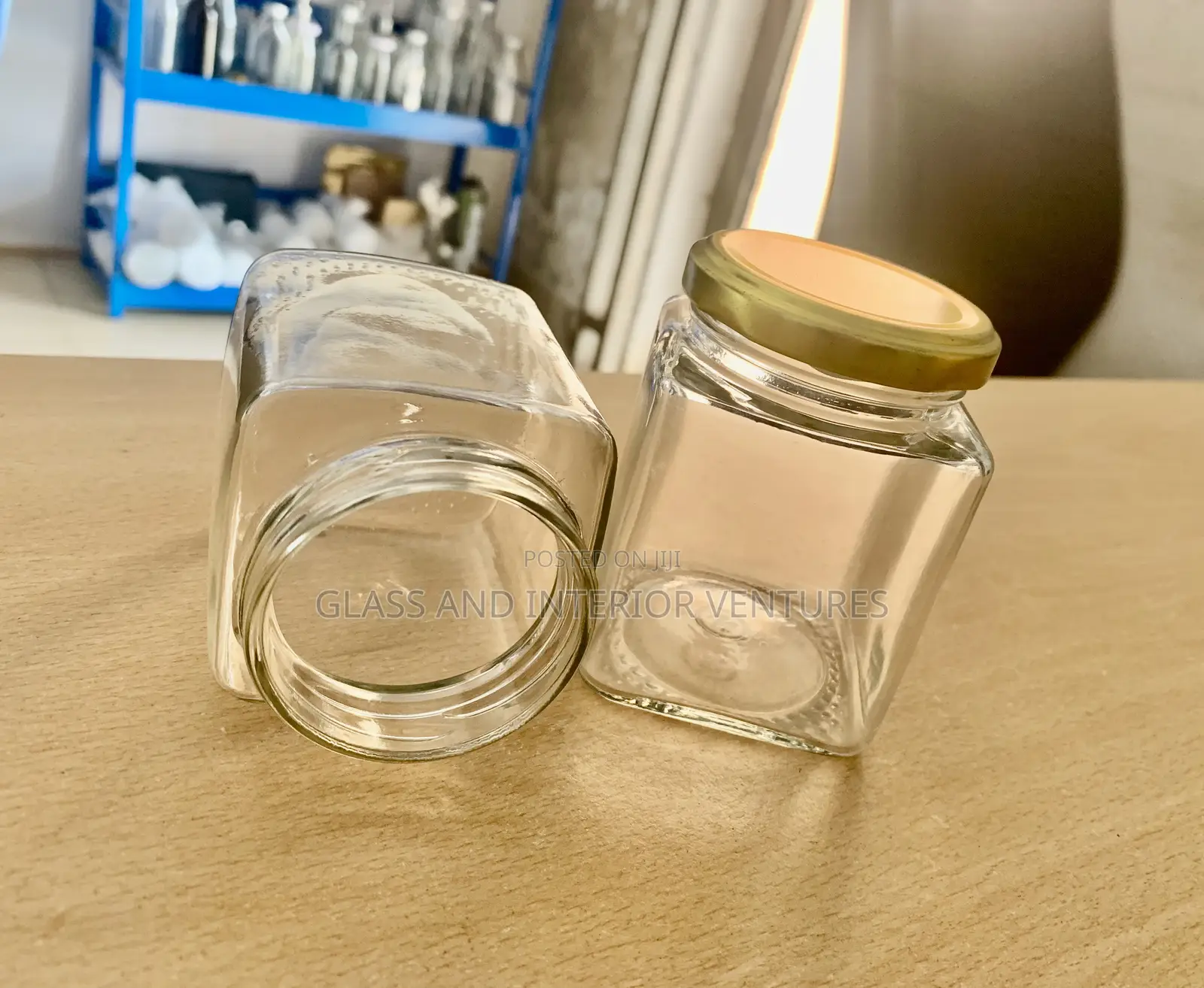 200ml Empty Square Jars/ Bottles