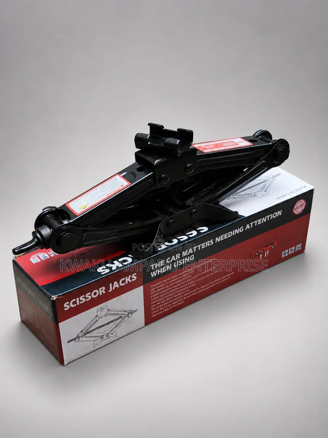 Scissor Car Jack 1.5t – Manual Car Lift Jack