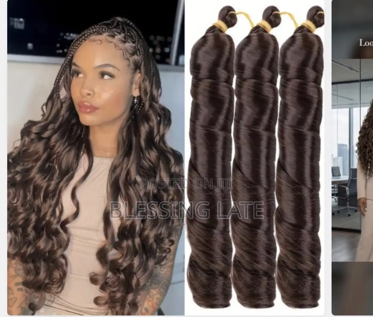 French Curls Hair /Home Service