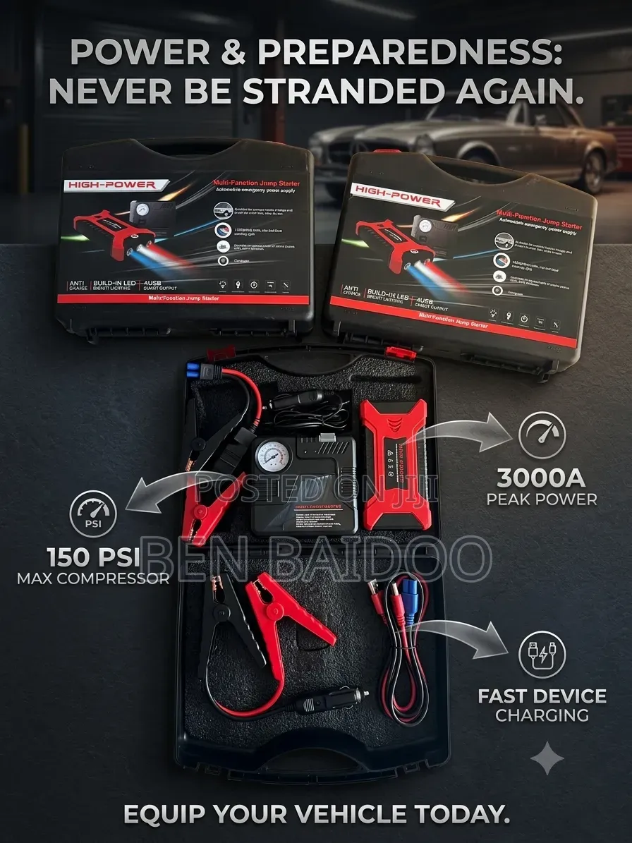 Car Jumpstarter Device (Vehicle Accessory)