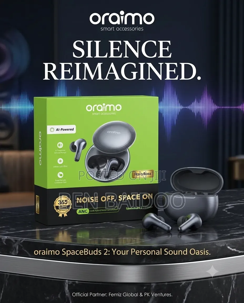 Oraimo Spacebuds2 Device (Adaptive Hybrid Anc)