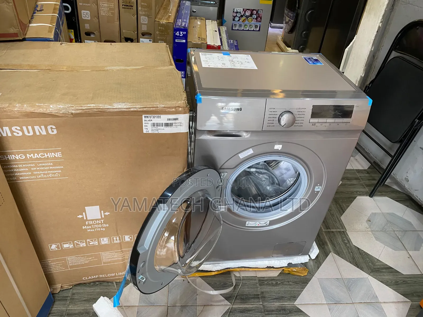 Original Samsung 7kg Front Load Fully Automatic Washing Machine