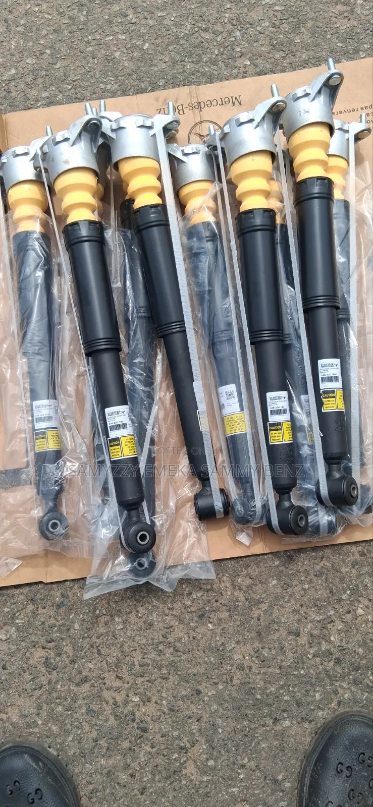 Back Shock Absorbers Fits Mercedes-Benz Cla 250 2013 - 2015