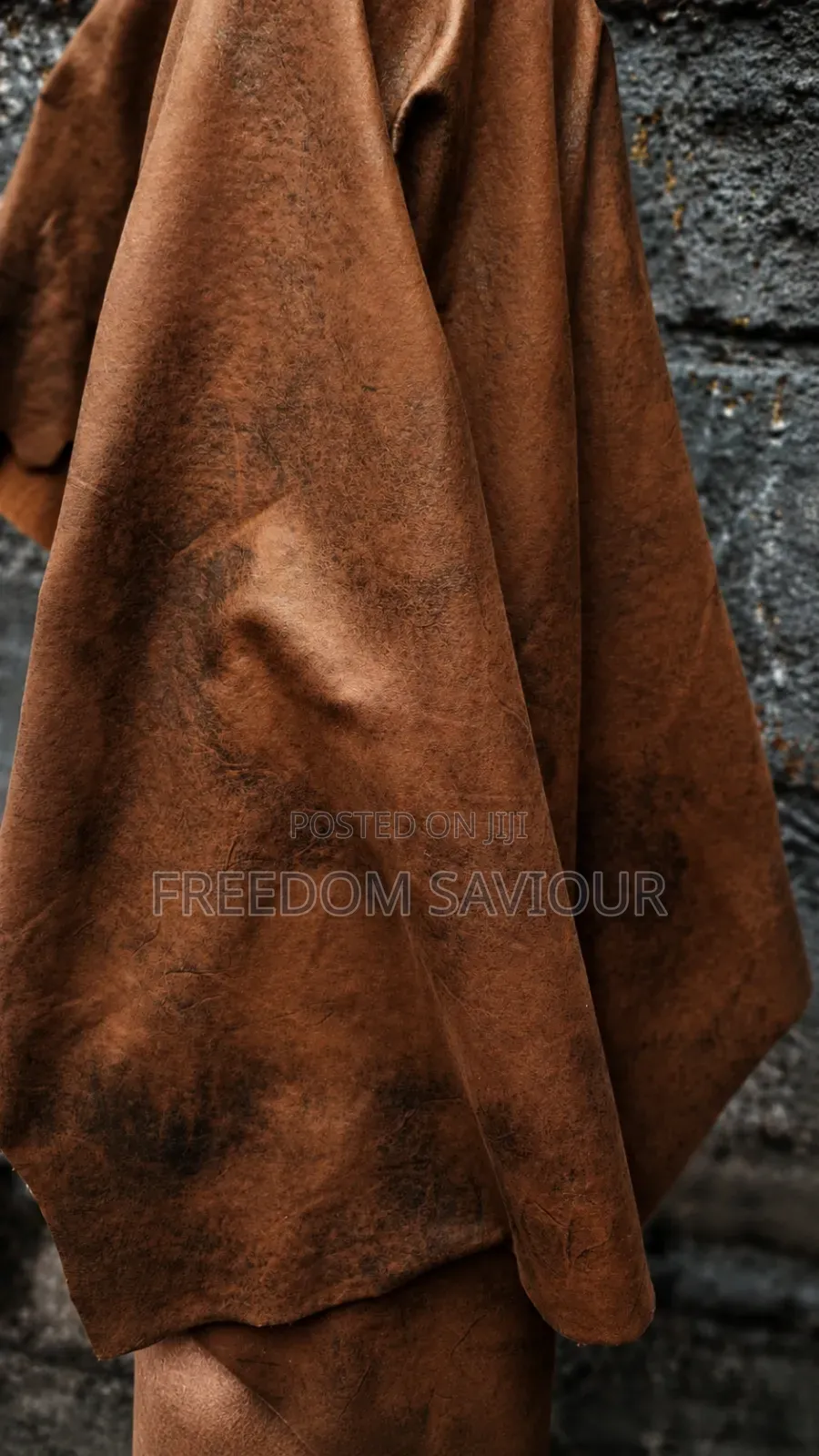 Premium Vintage Leather Upholstery Fabric