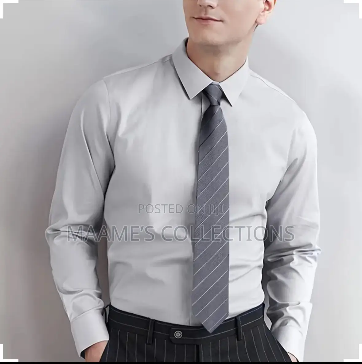 Men's Solid Color Zipper Necktie