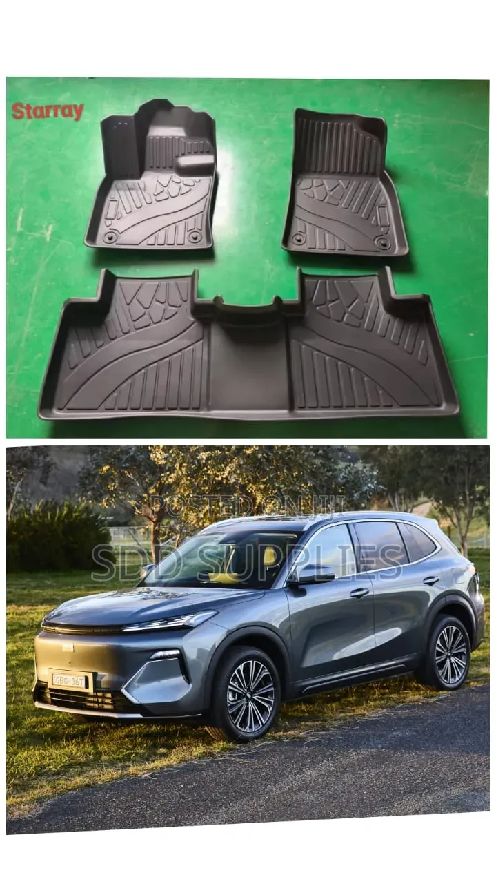 Geely Starray Premium All-Weather 5D Full Set 3piece Car Floor Mats