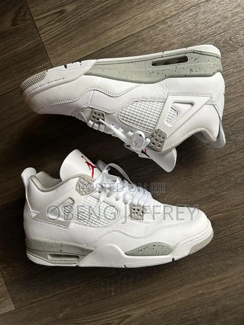 Original Nike Air Jordan 4 White Oreo