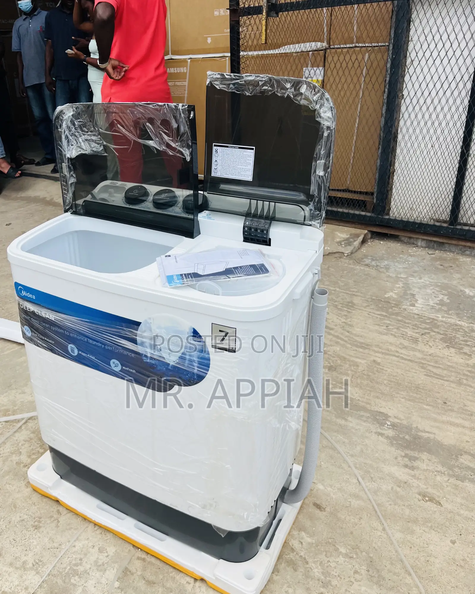 Supreme Quality Midea 7kg Spin Dry Electric Washing Machine 