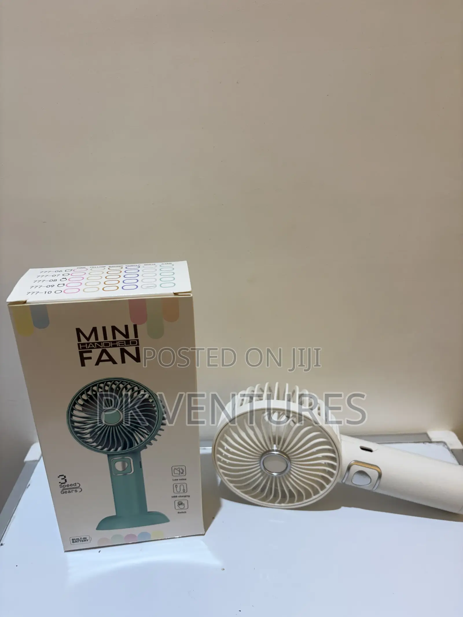3 Speed Hand Held Mini Fan