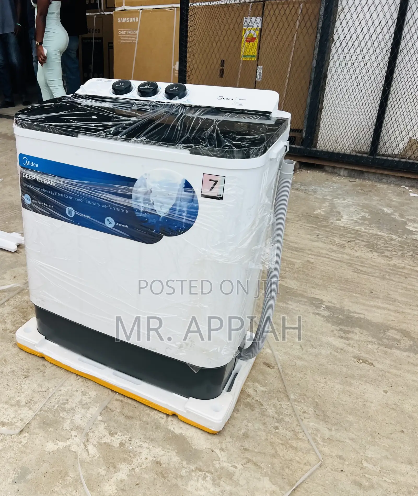 Check Out Classic Midea 7kg Spin Dry Washing Machine 