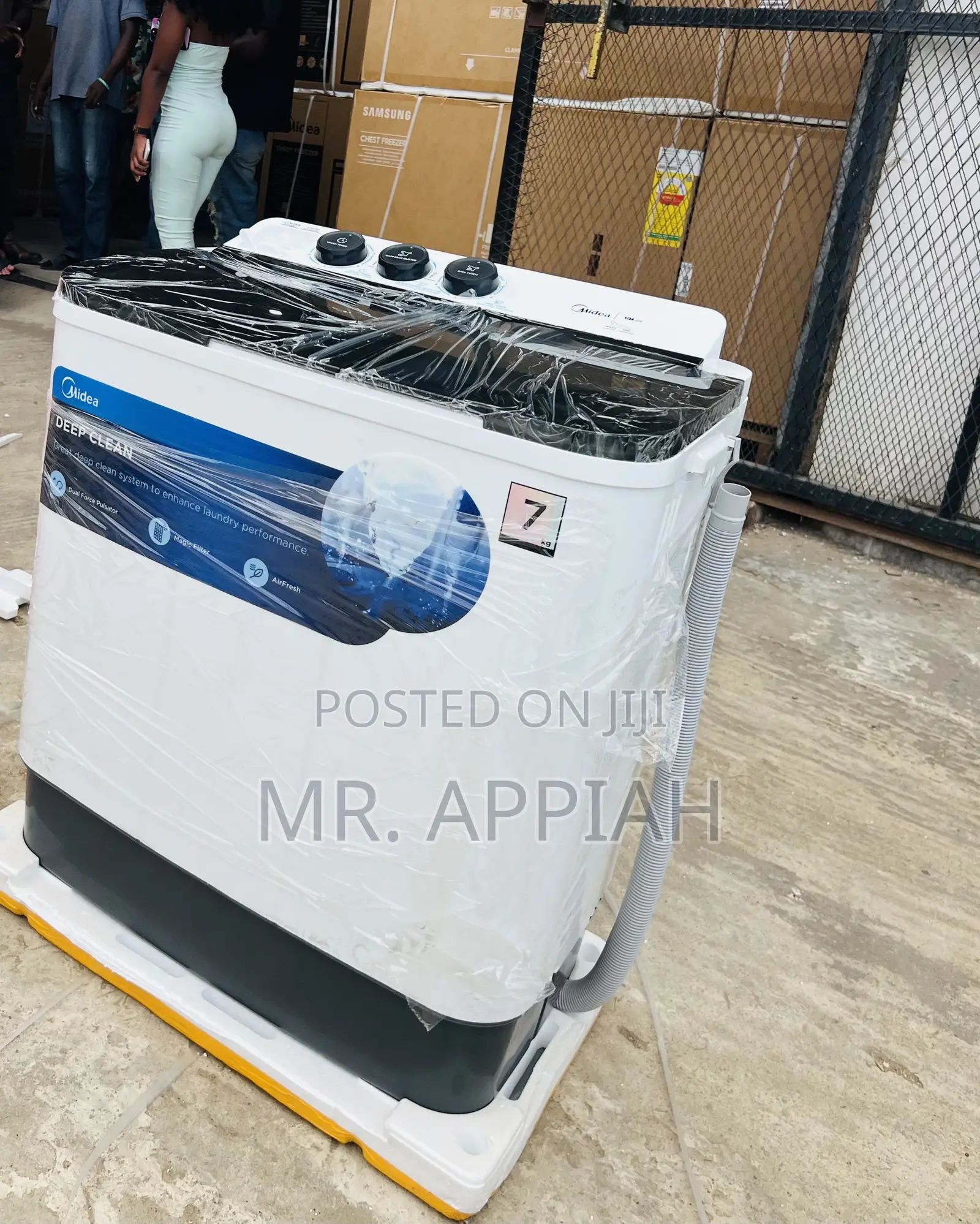 Check Out Classic Midea 7kg Spin Dry Washing Machine 