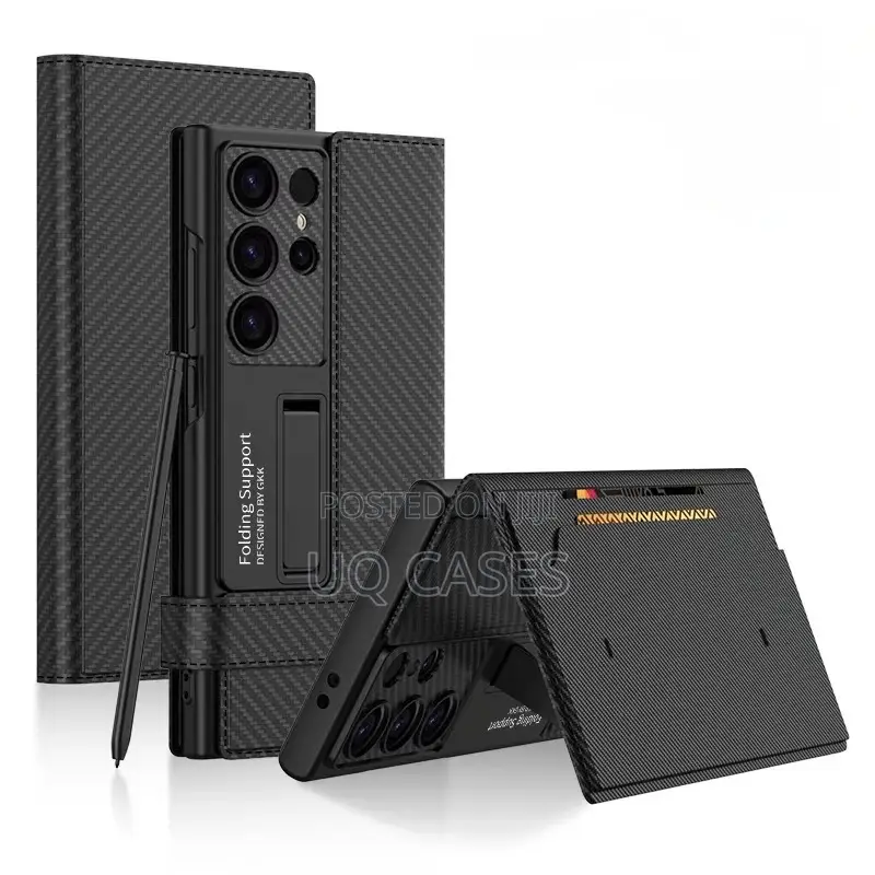 Samsung Leather Flip Cases (With Free Delivery Within Accra)