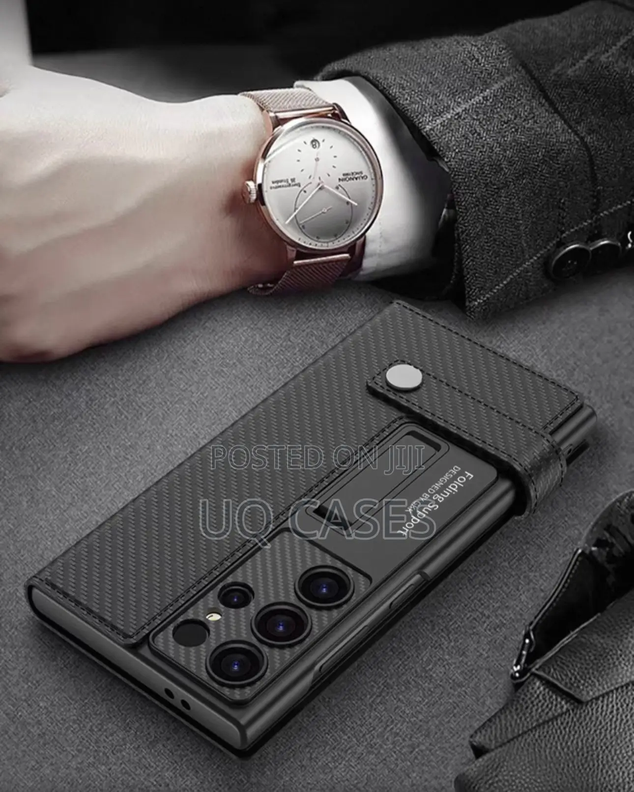 Samsung Leather Flip Cases (With Free Delivery Within Accra)