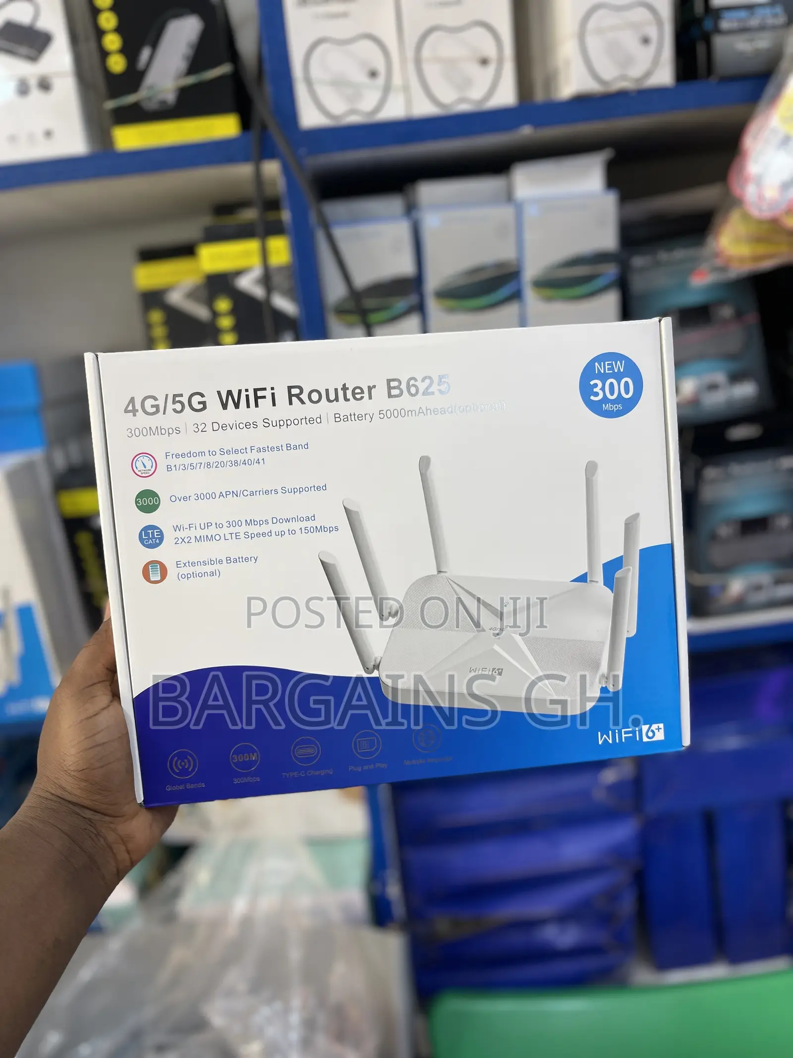 Wifi 6+ 5g Universal Router With Standby Battery (B625)