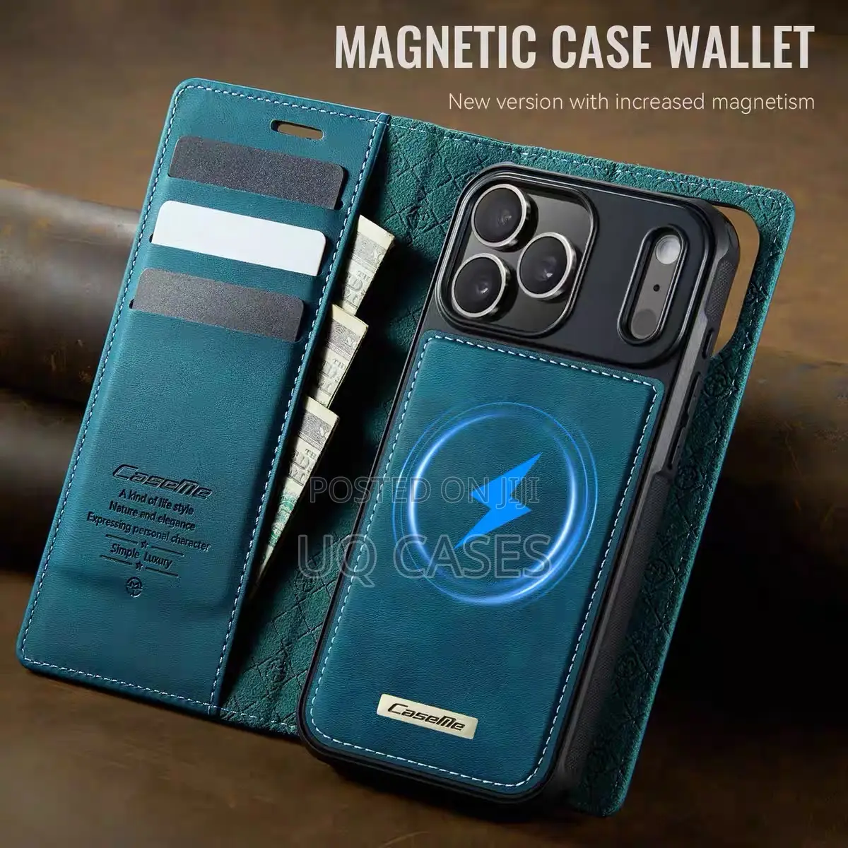 Caseme 2-in-1 Magsafe Detachable Leather Case