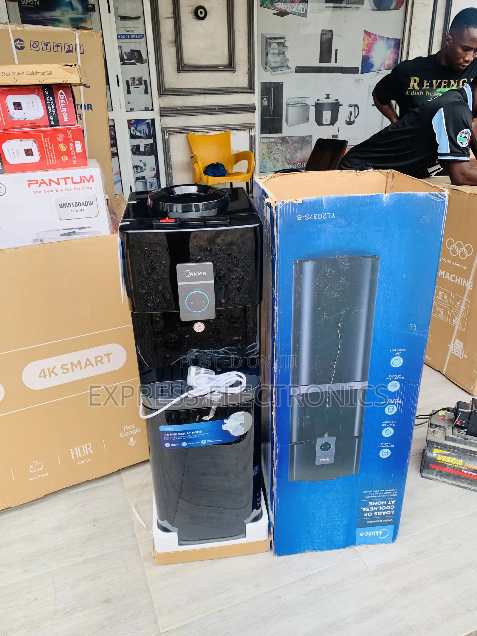 Limited Stock Midea Top Loading Water Dispenser- Black Yl2037s-B