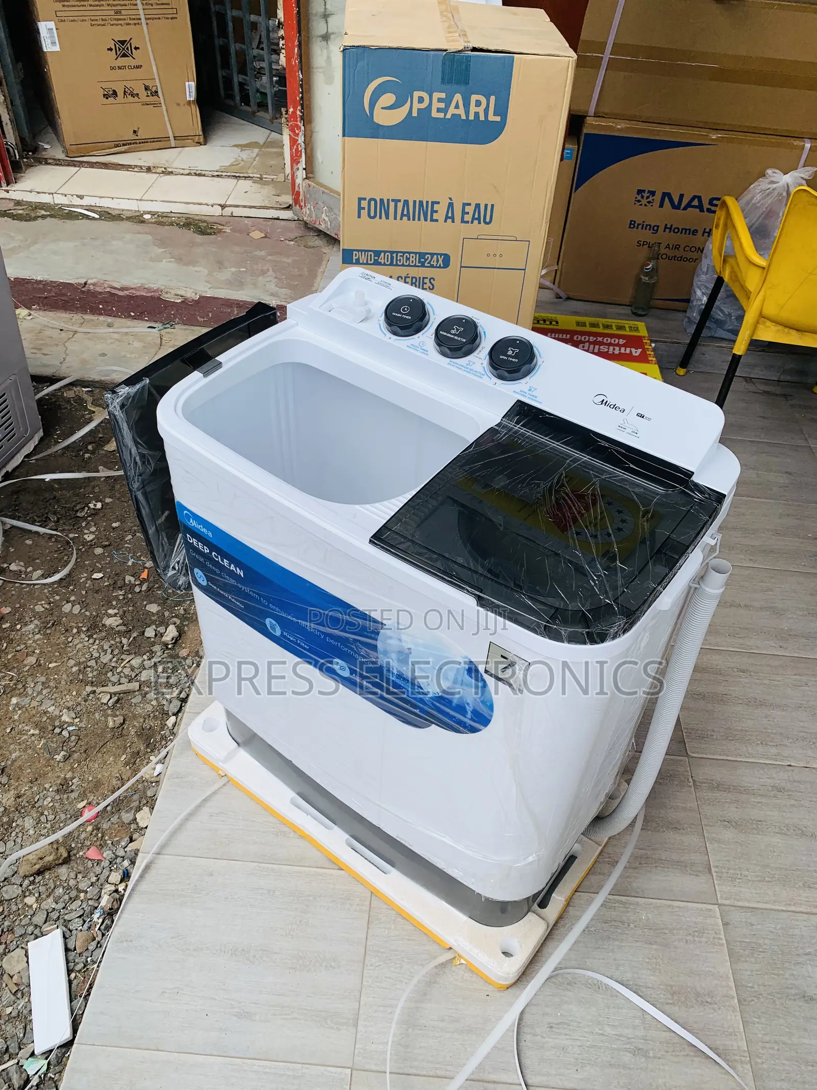 Long Lasting Effects Midea 7.0kg Semi Auto Washing Machine Mf100w70/W