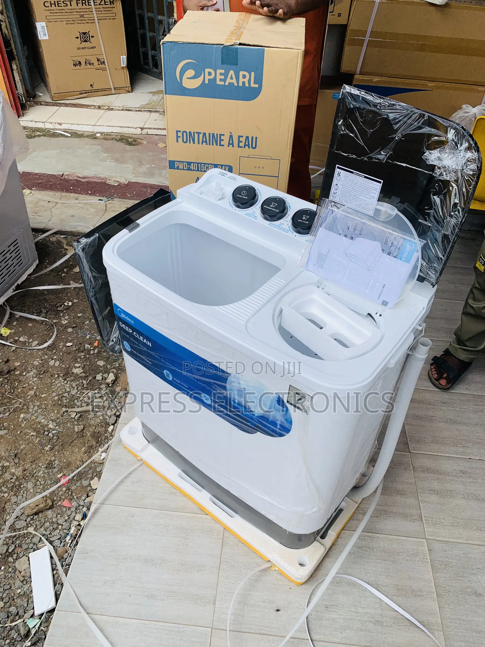 Long Lasting Effects Midea 7.0kg Semi Auto Washing Machine Mf100w70/W
