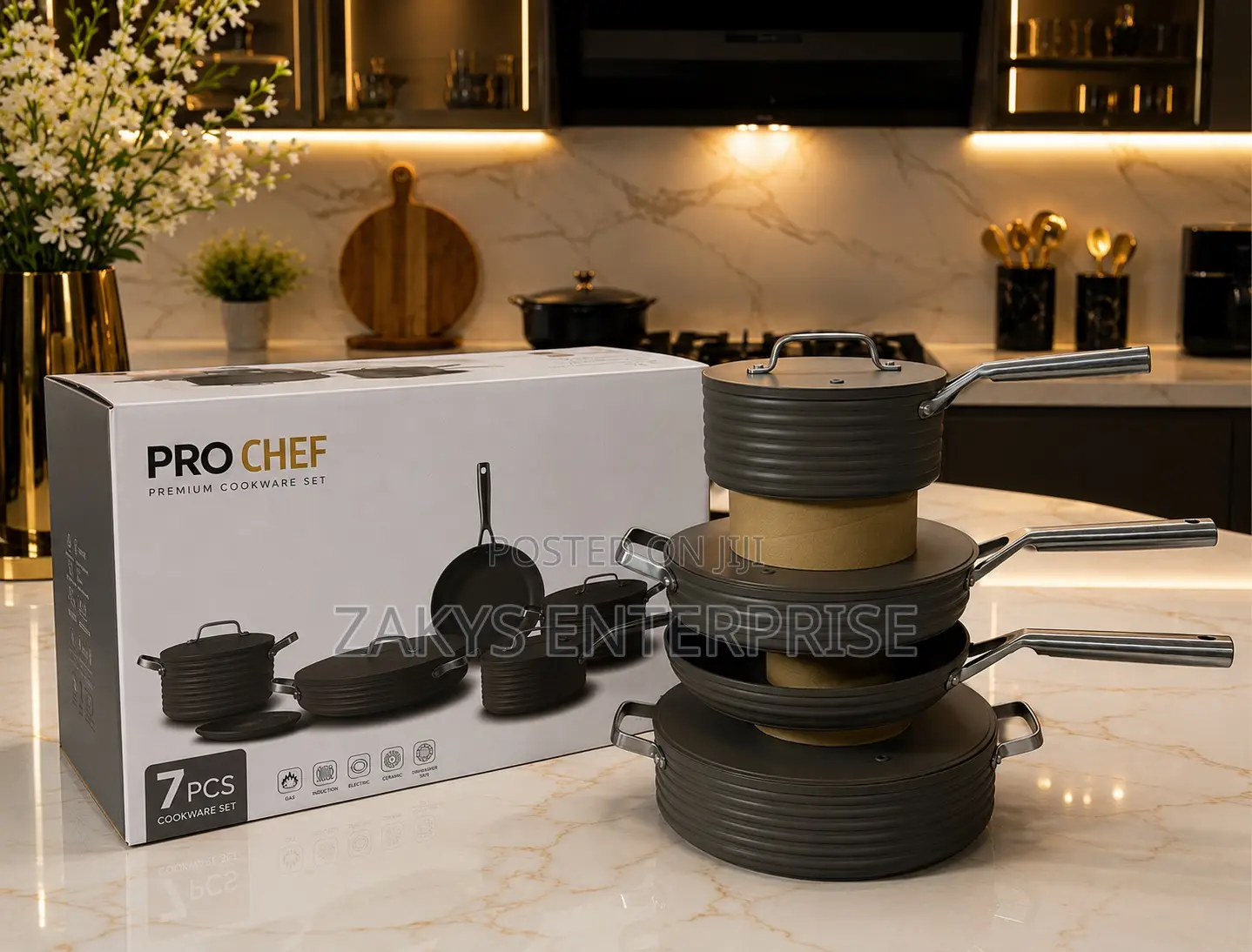 Pro Chef Ceramic Cookware Set