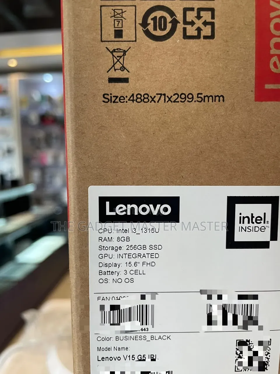 New Laptop Lenovo V15 8GB Intel Core i3 SSD 256GB