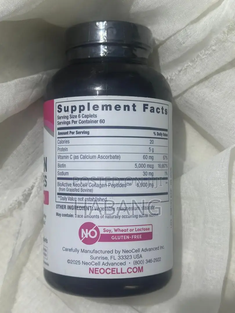 Neocell Advanced Grassfed Collagen Peptides + Vitaminc C Biotin
