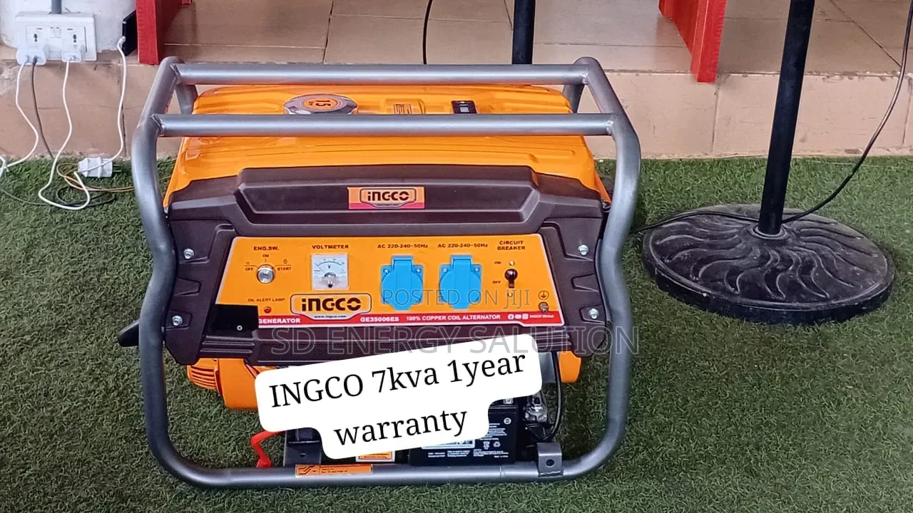 Brand New Ingco 7kva Generator – Powerful Fuel Efficient 7kva