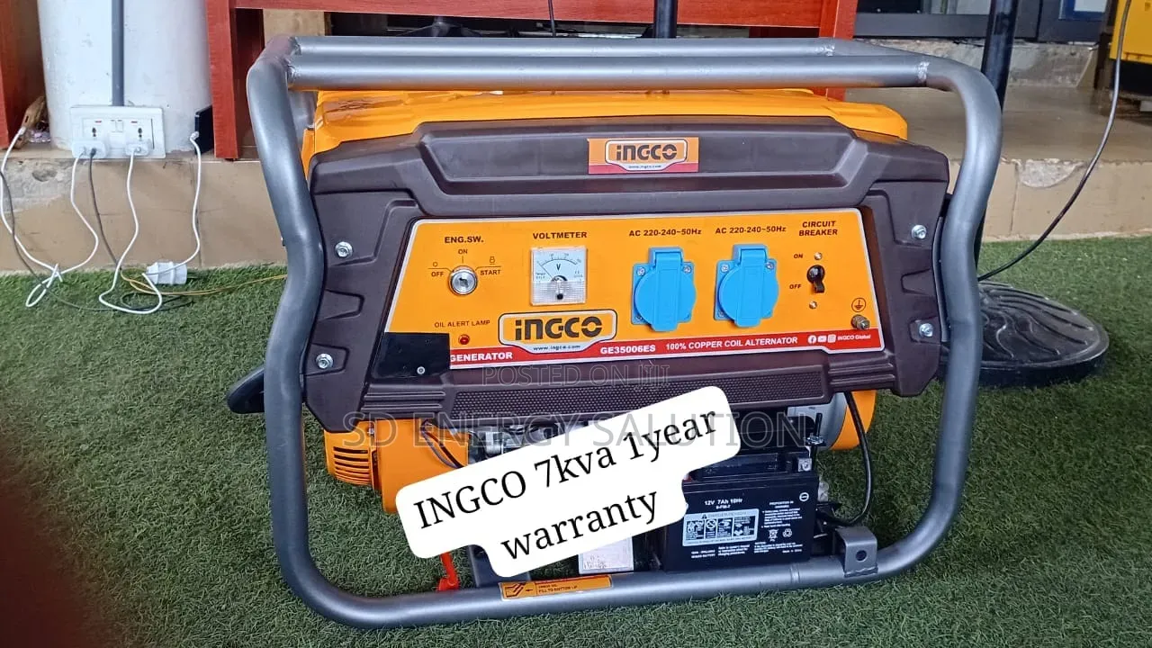 Ingco 7kva Heavy-Duty Petrol Generator Available Now 7kva