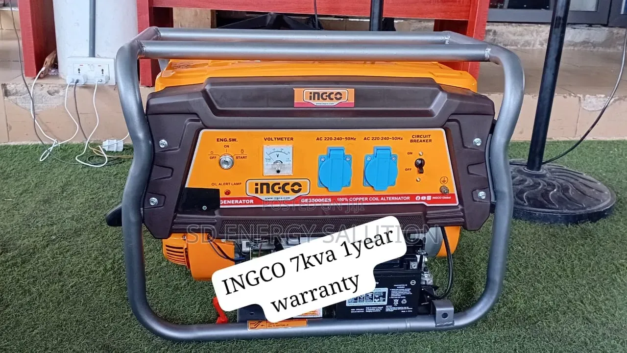 Ingco 7kva Petrol Generator – Strong Engine, Easy Start