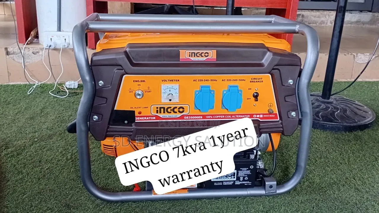Ingco 7kva Petrol Generator – Strong Engine, Easy Start